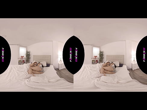 ❤️ PORNBCN VR Ikki yosh lezbiyen 4K 180 3D virtual haqiqatda uyg'onmoqda Jeneva Bellucci Katrina Moreno Slutsda bizda ❤